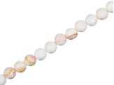 Queen Conch Shell Round appx 6mm  Bead Strand appx 15-16"