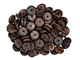Coconut Shell Spacer Beads in 4 Sizes appx 600 Pieces Total