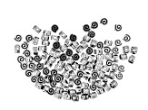 Marrakesh Inspired Spiral Flat Round Bead in Silver Tone in 3 Sizes 400 Beads Total