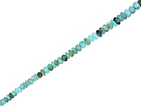 Opal Chalcedony Mix Graduated appx 3.5-6.5mm Rondelle Bead Strand appx 13-14"