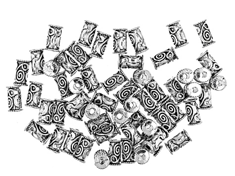 Indonesian Inspired Tube Shape Beads in 3 Styles & Sizes with Large Hole 230 Pieces Total