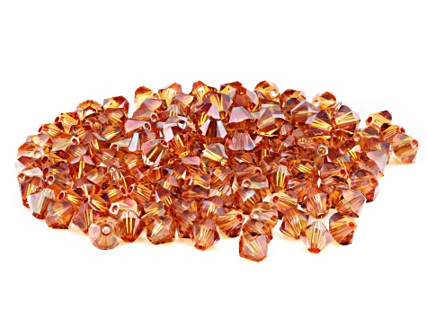 Jewel School™ European Crystal Bicone appx 4mm Crystal Copper