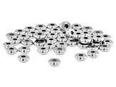 Stainless Steel Disc Shape Spacer Beads in 3 Sizes 200 Beads Total