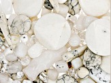 1lb. White & Gray Shades Mixed Bead Parcel in Assorted Shapes & Sizes