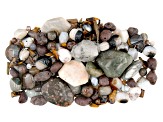1lb. Earth-Tone Shades Mixed Bead Parcel in Assorted Shapes & Sizes