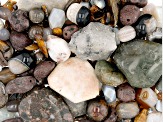 1lb. Earth-Tone Shades Mixed Bead Parcel in Assorted Shapes & Sizes