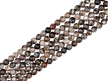 Picture of Pietersite appx 4mm Round Bead Strand Set of 5 appx 15-16"