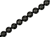Shell Pearls appx 8mm Round Bead Strand Set of 10 in 10 Colors appx 14-15"