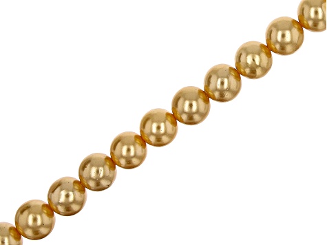 Shell Pearls appx 8mm Round Bead Strand Set of 10 in 10 Colors appx 14-15"