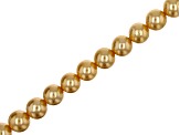 Shell Pearls appx 8mm Round Bead Strand Set of 10 in 10 Colors appx 14-15"