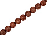 Goldstone Glass appx 9.5-10mm Round and Rondelle Bead Strand Set of 3 appx 14.5-16"