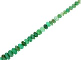 Chrysoprase Graduated appx 4-9mm Rondelle Bead Strand appx 15-16"