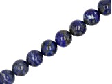 Lapis Lazuli Round appx 10-10.5mm Bead Strand appx 15-16"