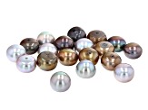 Cultured Freshwater Pearl Half-Drilled Buttons 7-8mm