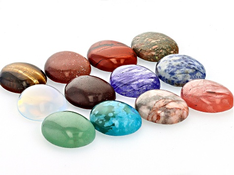 Mixed Set of Cabochons appx 18x25mm
