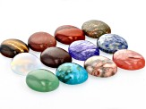 Mixed Set of Cabochons appx 18x25mm