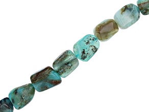 Peruvian Opal Tumble Bead appx 14-22mm Strand