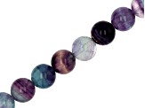 Rainbow Fluorite Round Bead appx 10mm appx 16" in Length