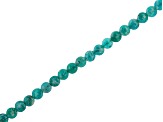 Amazonite Coin Bead appx 6mm Strand appx 15-16" in Length
