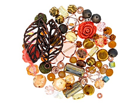 1lb Multi-Stone Mixed Bead Parcel in Assorted Shapes and Sizes