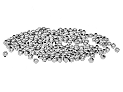 Stainless Steel Seemed Round Beads in appx 2, 3, 4, 6, 8, and 10mm appx 3000 Pieces Total