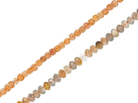 Gold Plated 2.5mm Faceted Diamond Cut Beads