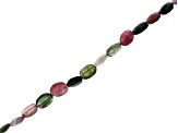 Multi-Tourmaline 5x4-8x6mm Faceted Oval Bead Strand Appx 15-16" Length