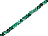 Emerald Faceted 4-6mm Rondelle Bead Strand