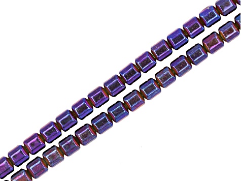 Multi-Color Hematine in Assorted Shapes Bead Strand Set of 20 appx 15-16"