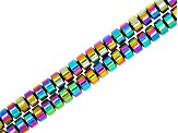 Multi-Color Hematine in Assorted Shapes Bead Strand Set of 20 appx 15-16"