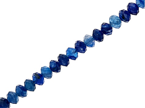 Kyanite 4x3mm Faceted Rondelle Bead Strand Approximately 14-15" in Length