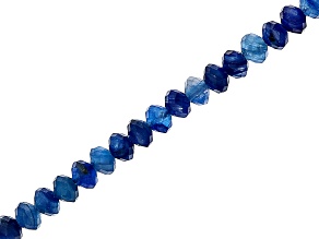 Kyanite 4x3mm Faceted Rondelle Bead Strand Approximately 14-15" in Length