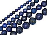 Lapis Lazuli Round Bead Strand Set of 4