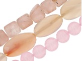 1 lb. Mixed Spring Colors Bead Strands in Assorted Shapes, Colors, and Sizes