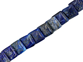 Lapis Lazuli 12mm Square Bead Strand Approximately 15-16" in Length