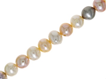 Picture of Multicolor Potato Shape Cultured Freshwater Pearl 8-9.5mm Strand Approximately 15-15.5" in Length