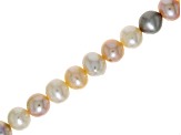 Multicolor Potato Shape Cultured Freshwater Pearl 8-9.5mm Strand Approximately 15-15.5" in Length
