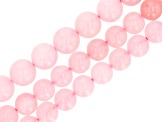 Rose Quartz Set of 16 Round Bead Strands