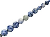Sodalite 6-14mm Graduation Round Bead Strand Approximately 14-15" in Length