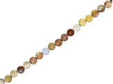 Botswana Agate 4mm Round Bead Strand Approximately 15-16" in Length