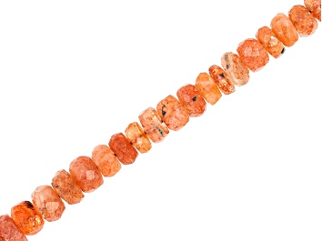 Picture of Sunstone 5-7mm Rondelle Bead Strand Approximately 15-16" in Length