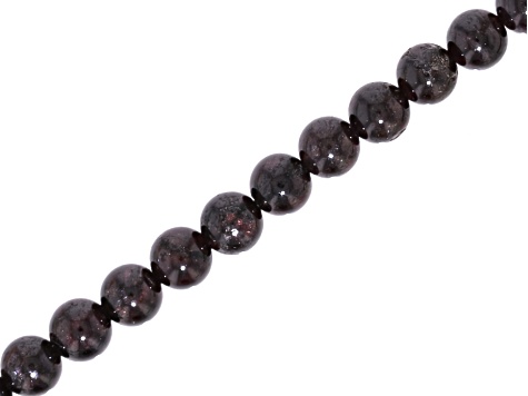 Garnet 6mm Round Bead Strand Approximately 1m in Length