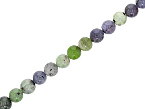 Multi-Color Tanzanite 6-mm Round Bead Strand Approximately 14-15" in Length
