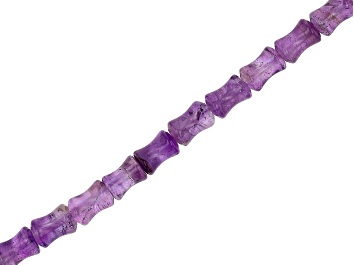 Picture of Amethyst 9x5-6 Vase Bead Strand Approximately 16" in Length