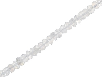 Picture of Moonstone & Feldspar 4-5mm Faceted Rondelle Bead Strand Approximately 12.5-13" in Length