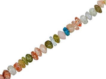 Picture of Multi-Stone 4-5mm Irregular Rondelle Bead Strand Approximately 13" in Length