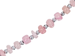 Morganite 4x2-6x3mm Rondelle Bead Strand Approximately 16" in Length