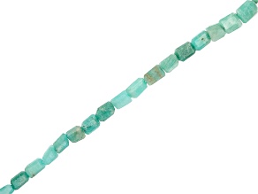 Amazonite 6x8-8x10mm Faceted Nugget Bead Strand Approximately 15-16" in Length