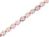Pink Cultured Freshwater Pearl 4-4.5mm Rice Shaped Bead Strand Approximately 14-15" in Length