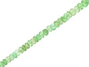 Mint Garnet 3-4mm Faceted Bead Strand Approximately 16" in Length